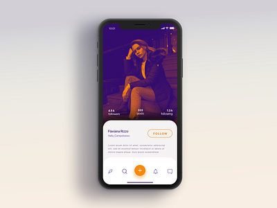 Social Application app mobile mock mock up social app ui ux