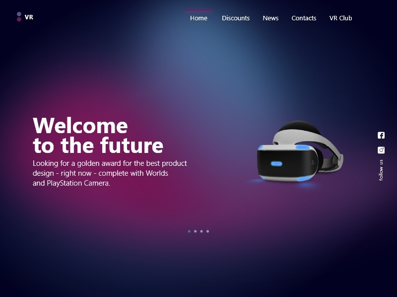Example of Website Vr