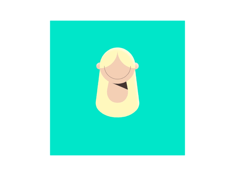 PAF 2d after effects animation bubble gum character design emotion gif girl illustrator mograph motion motiondesign