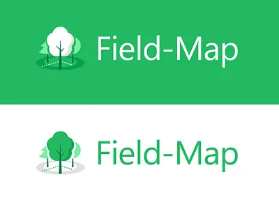 The final version of Field-Map application icon application application icon forest green tree wood