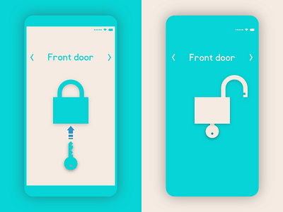 Lifelimitsart 024 / Unlock app app code concept dailyui design flat idea key lock material minimal minimalism mobile ui vector