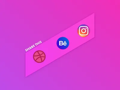 Daily UI Challenge #010 [Share Button] adobexd color creative dailyui design flat graphics icon illustration logo minimal share share button ui ux web webdesign website