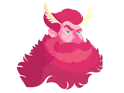 Viking character design illustration illustrator vector viking