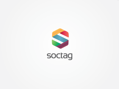 Soctag brandig graphic design logo