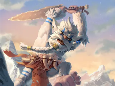 Fearless Yeti art eternal fantasy game gameart illustration photoshop