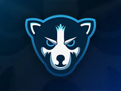 Wolf Pups Premade Mascot Logo 2d logo branding concept design esports illustration logo mascot mascot design mascot logo puppy logo vector wolf wolf logo