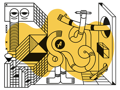 Mural agency design studio digital graffiti doodle flat graffiti graffiti art graphic graphic design illustration line art mural vector