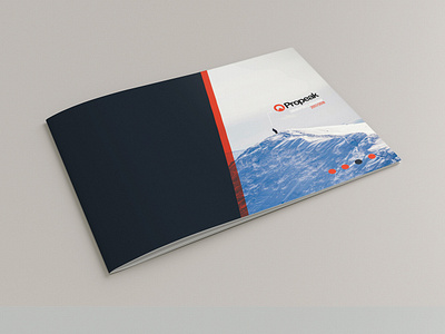 PRO PEAK - sport brochure booklet design bi fold bifold brochure brochure design innovative landscape design modern print simple sport