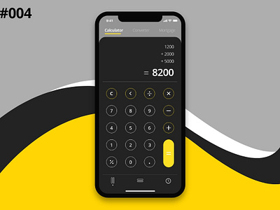 Calculator Design #Dailyui #004 004 app design calculator calculator ui dailyui design ui design ui ux design