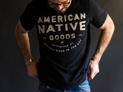 American Native Shirt Design apparel apparel design badge lifestyle product design retail shirt shirt design shirtdesign typography