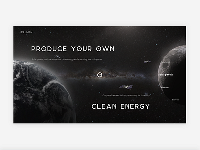 Solar systems adobe after affects branding design earth illustrator interaction logo moon photoshop sattelite solar energy solar panels space ui ux ux ui vector webdesign website