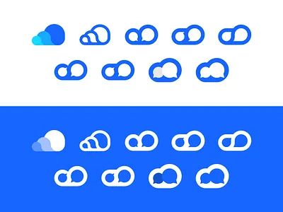 CloudChat branding chat cloud cloudchat clouds identity logo messaging rebound