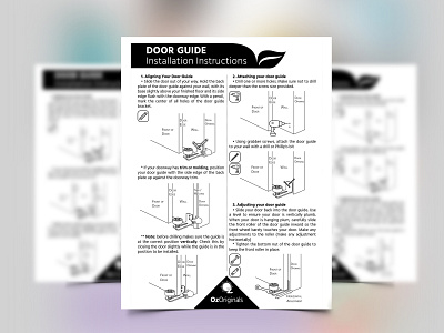 Oz Originals Guide adobe illustrator cc black and white guide guide design icons illustration instruction instructional instructional illustration instructions line icons line illustrations manual illustration simple vector