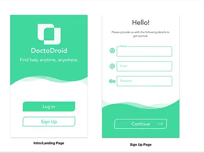 Curvy Doctor Appointment App curves design rounded corners ui vector