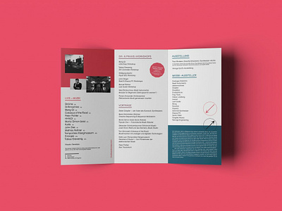 Brochure Knobs & Wires, Synthesizer festival brochure design design event branding flyer design graphic design logo typography