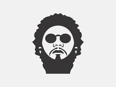 Big K.R.I.T. branding face hip hop icon illustration logo music portrait rap vector