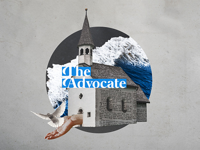 The Advocate Sermon Series Branding church collage design dove oklahoma series sermon tulsa