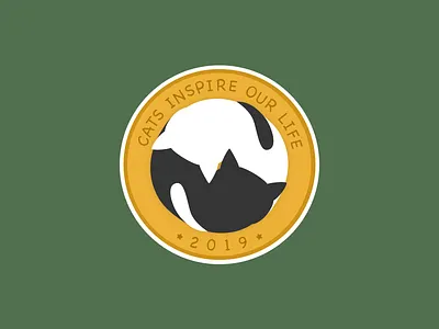 Badge | Daily UI 084 084 badge badge design badgedesign cat cats daily daily 100 daily challange dailyui ui