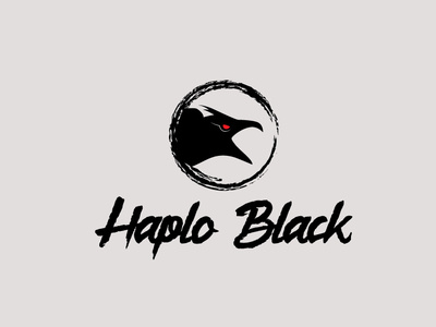 Haplo Black @design @fiverr @logo @typography animation app branding cover design facebook flat icon illustration illustrator lettering logo typography vector web website