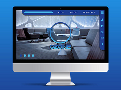 Ozone Lounge apple blue branding chill circle design gradient graphicdesign illustrator logo logodesign loung mac mock up ozone photoshop typography ui ux webdesign