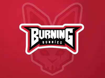Burning Bunnies E-sport logo avatar e sport esport illustration logo