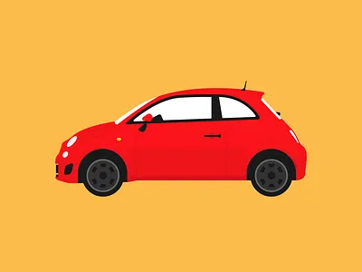Fiat adobe adobeillustrator car design fiat illustration