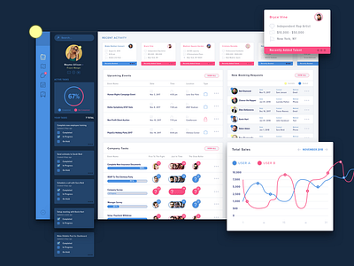 Employee Dashboard Portal booking color concept dashboard portal sketch ui ui ux