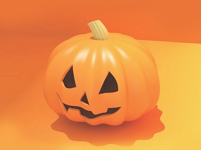 Mr Pumpink halloween model pumkin rhinoceros vray