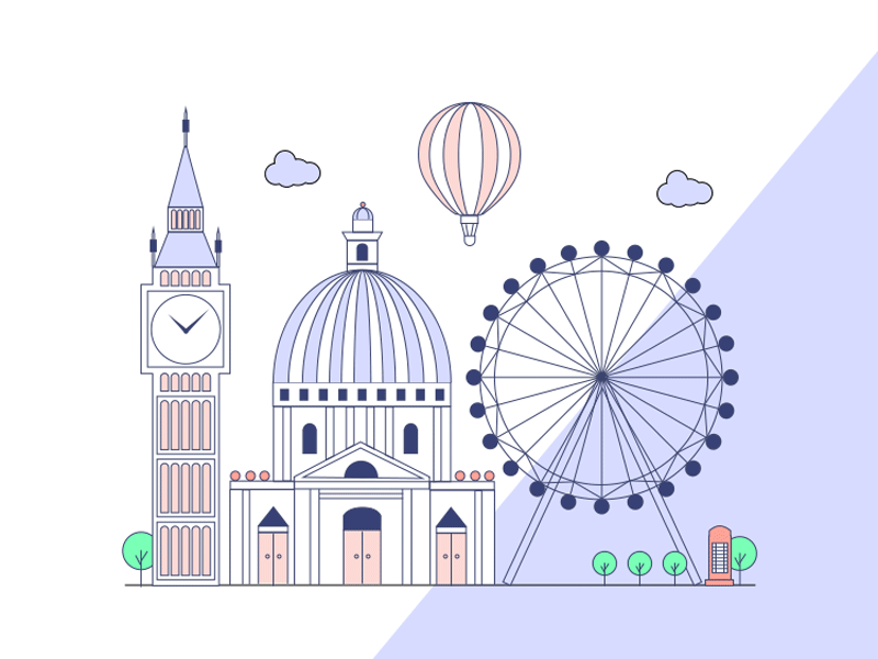 London3 animation illustration london