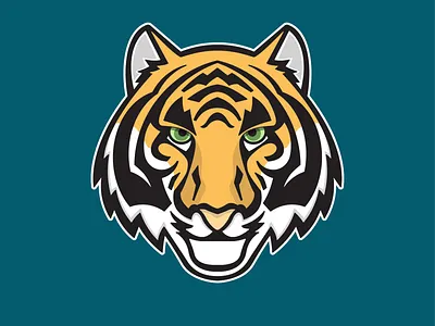 Tiger logo mascot logo sports tiger