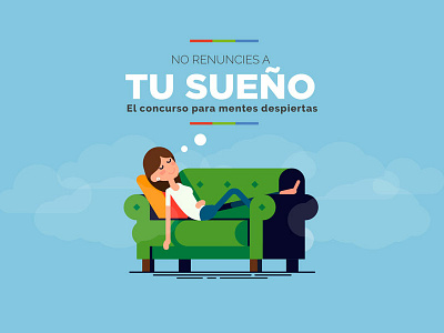 Do not give up your dream! alvaromelgosa app artdirection design digital design graphicdesign ilustration ui website