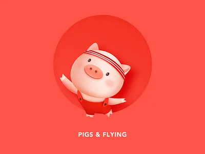 New Shot - 01/11/2019 at 01:46 AM design fly illustration pig