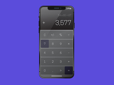 004 Calculator calculator dailyui design mobile ui