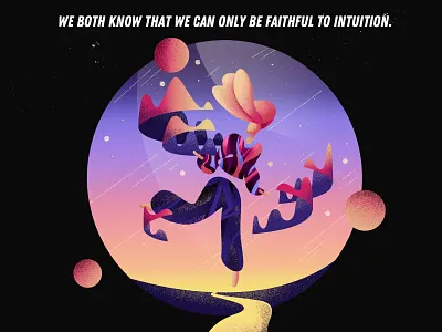 2019/1/10 believe design dream illustration star ui universe