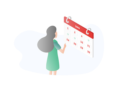 Isometric Illustration See Calendar calendar calendar 2019 calendar app calendar design calendar icon date date illustration date picker date range date selector gradient illustrate illustration illustration art illustration art director design illustration challenge illustrator isometric isometric illustration see