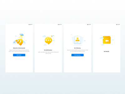 Blank page design app branding design icon ui 品牌 插图