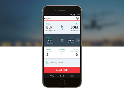 Flight Booking Design app design flight app flight booking flight booking page flight result page flight search mobile website ux design web design website website design