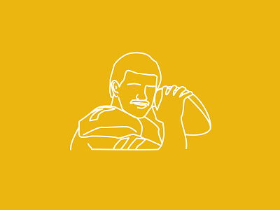 Boomers boomer cover football illustration monoline playlist simple