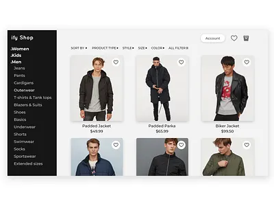 Online Shopping E-commerce website clothes design dribbble ecommerce website landing page online store shop shop design shopify shopify theme shopping typography ui ui ux uidesign uiuxdesign web
