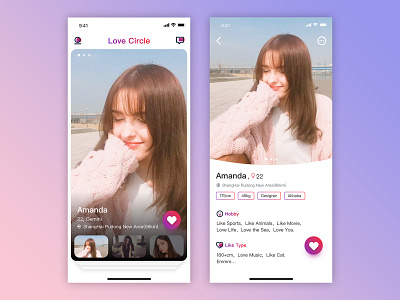 Social App ui