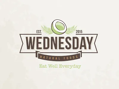 Wednesday Natural Foods 2019 art beauty branding branding agency design digital flat graphic icon illustration logo logomark poster typography vector