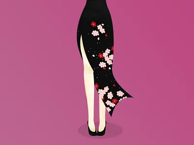 cheongsam illustration