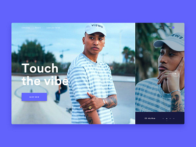 Tot-em - Home - branding design ecommerce hero home jewelry purple slider sound sound waves typography ui ux waves website