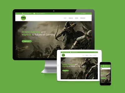 Responsive Website brand branding design illustration ui vector website