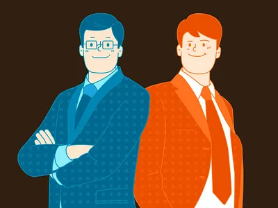 office illustration animation character design graphic illust illustration office vector