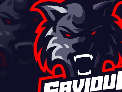SAVIOUR | Esports logo angry wolf az designs branding design esport logo esportslogo fornite gaminglogo icon illustration logo mascot logo premade logo premadedesigns pupg saviour takevektor vector wolf