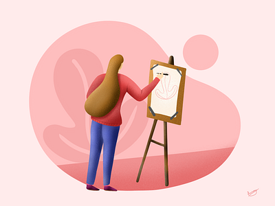 Painting - 6 apple pencil brush character color design illustration ipad nature paint painting procreate sunny thecruze