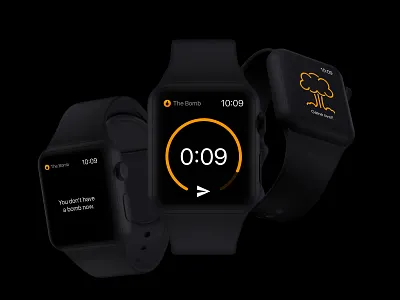 Apple Watch Bomb app apple watch design ui ux