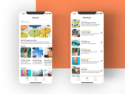 SEVENPAGES - iOS App app design ios ui ux