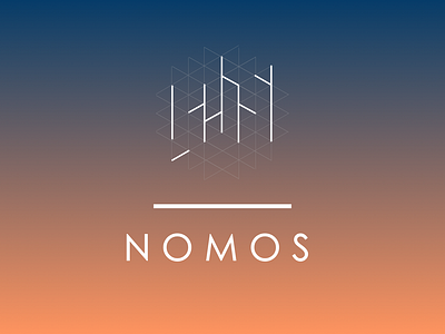 Nomos - logo branding canvas collaborative design desktop gradient logo sketch ui